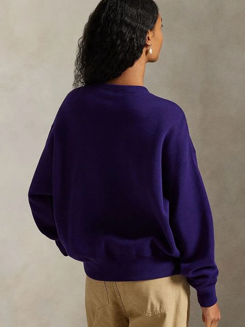 Polo Ralph Lauren bluza damska kolor fioletowy gładka 211978306 - zdjęcie produktu nr 2