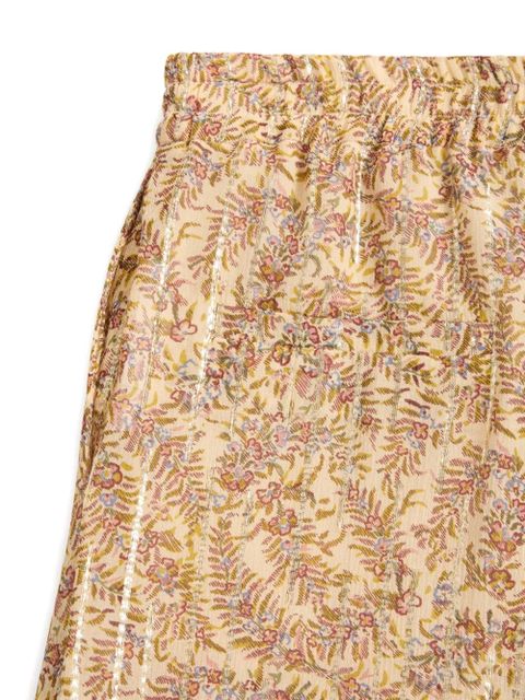 Valentino Garavani paisley-motif elastic-waistband trousers - Neutrals