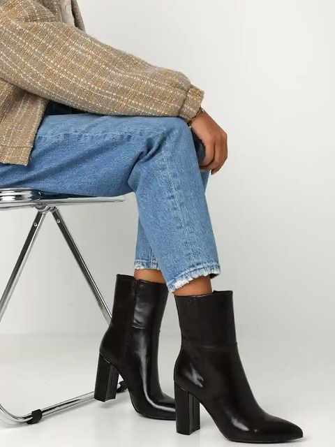 Mexx botki KIANNA INDY damskie kolor brązowy na słupku MI001700253W