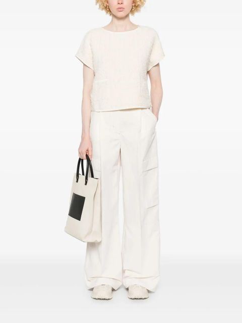 Moncler Grenoble crinkled cargo pants - Neutrals - zdjęcie produktu nr 2