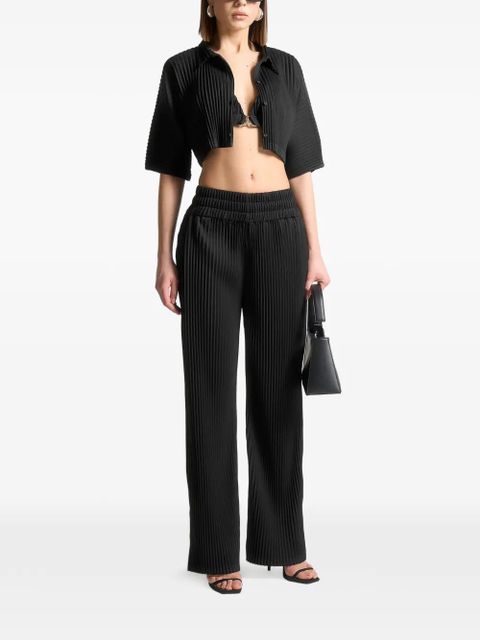 Manière De Voir pleated elasticated trousers - Black - zdjęcie produktu nr 2