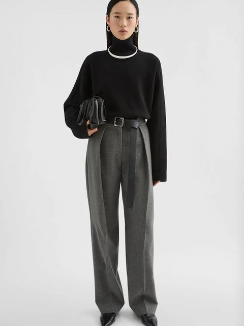 Jil Sander pleated trousers - Grey - zdjęcie produktu nr 2