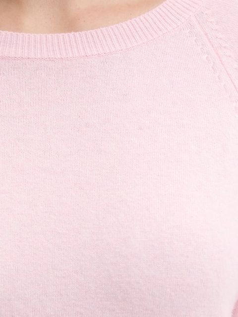 United Colors of Benetton sweter z domieszką wełny damski kolor różowy 1035D1P17