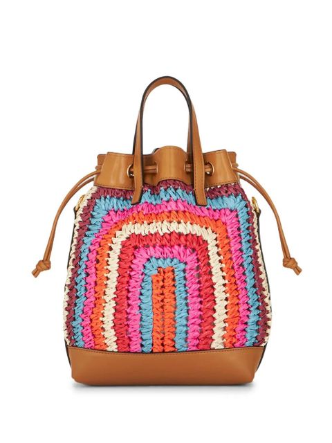 ETRO crochet logo-detail tote bag - Brown