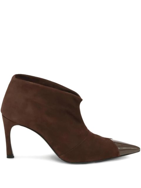 ROTATE BIRGER CHRISTENSEN pointed-toe suede boots - Brown - zdjęcie produktu nr 1
