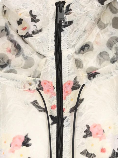FENDI floral jacket - White