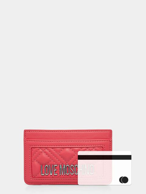 Love Moschino portfel damski kolor różowy JC5659PP0MLA0615