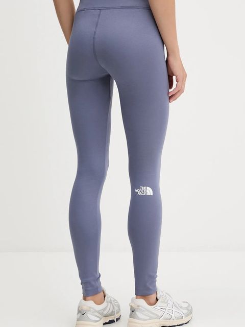 The North Face legginsy Simple Dome damskie kolor fioletowy z nadrukiem NF0A8C1XBTR1