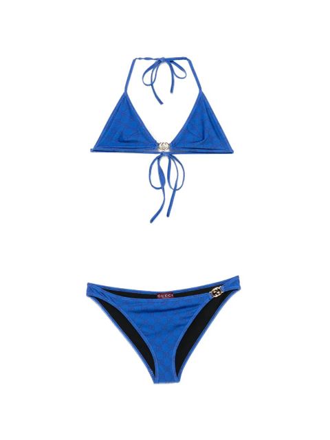 Gucci logo detail bikini - Blue - zdjęcie produktu nr 1