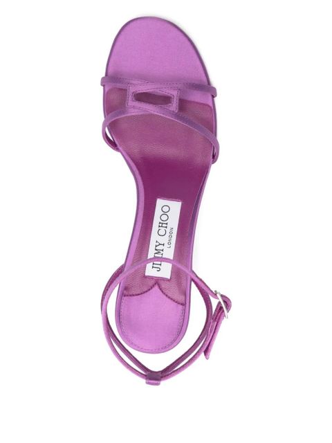 Jimmy Choo Leo strap sandals - Purple