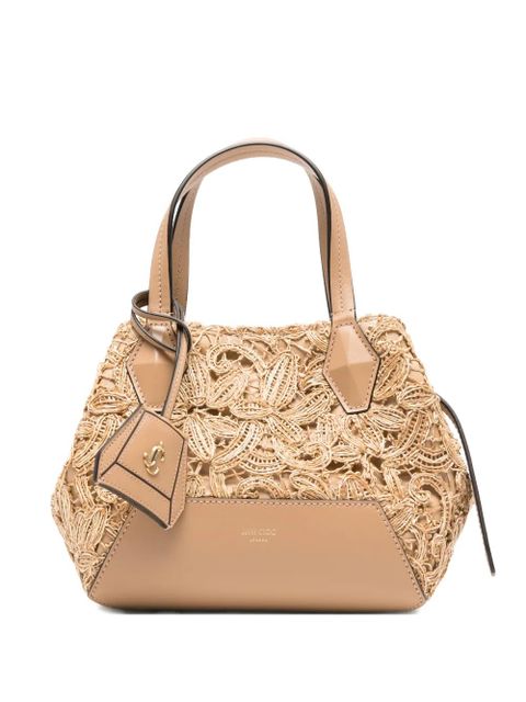 Jimmy Choo Diamond floral tote bag - Neutrals - zdjęcie produktu nr 1