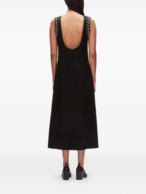 3.1 Phillip Lim embellished sleeveless midi dress - Black