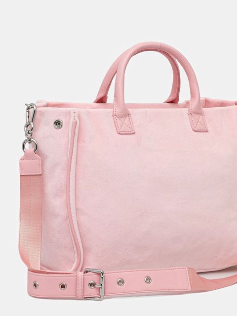 Juicy Couture torebka Iris Velvet kolor różowy BIJIR8944WZC