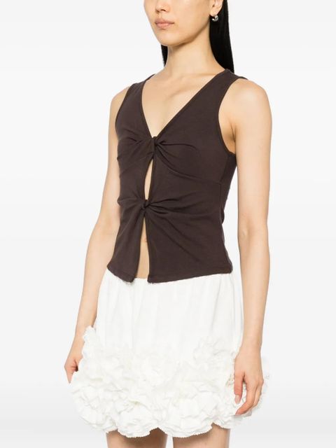 Reformation Tefi vest top - Brown