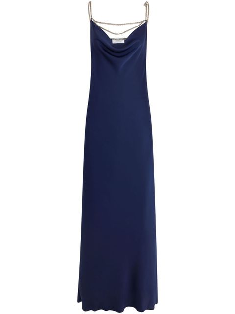 Rabanne chain-straps maxi dress - Blue - zdjęcie produktu nr 1