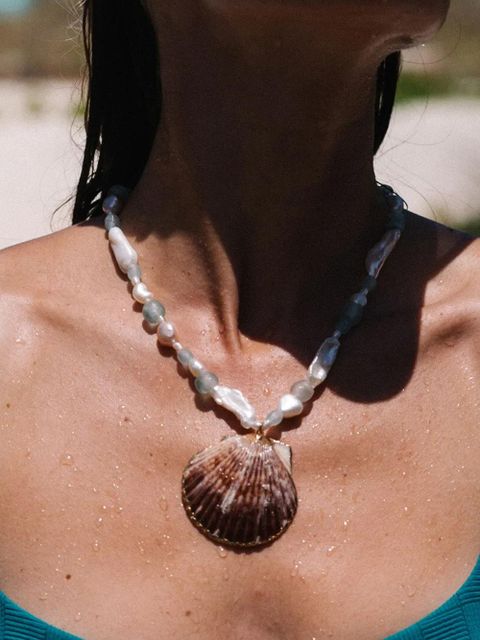 Jennifer Behr x Julia Berolzheimer Catalina necklace - Blue