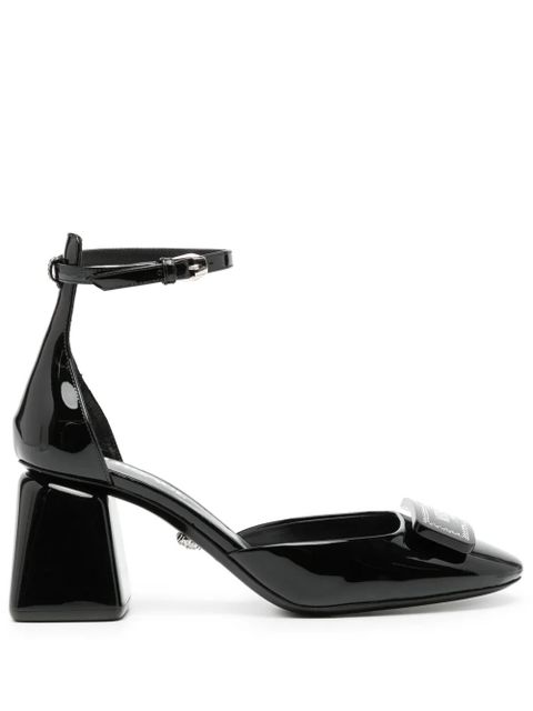 Versace leather 80mm pumps - Black - zdjęcie produktu nr 1