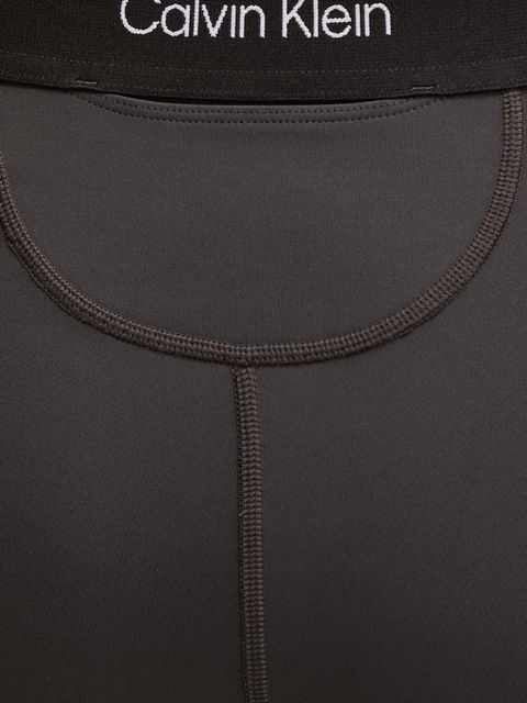 Calvin Klein Performance szorty treningowe kolor czarny z nadrukiem high waist LVGWS5L706