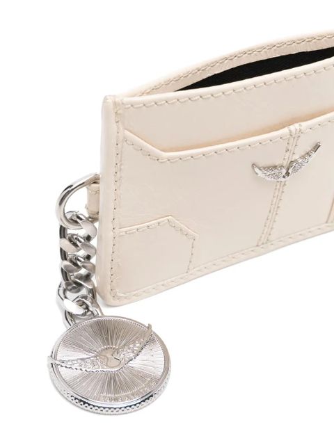 Zadig&Voltaire Sunny Pass leather card holder - Neutrals