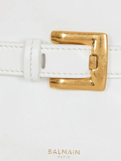 Balmain mini belted-detail tote bag - White