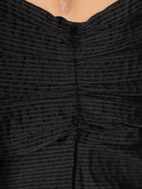 Lanvin twist-detail midi skirt - Black