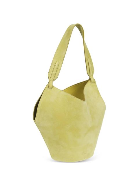 KHAITE Lotus leather tote bag - Yellow
