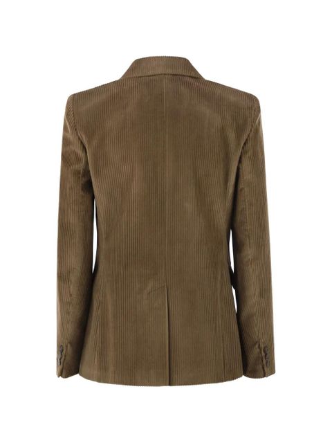 Weekend Max Mara peaked lapels velvet blazer - Brown - zdjęcie produktu nr 2