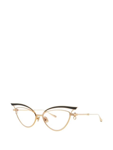 Valentino Garavani Rockstud cutout cat-eye glasses - Gold - zdjęcie produktu nr 2