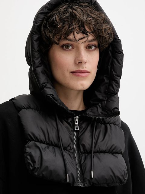 Geox komin NARCISA damski kolor czarny gładki W5660H T3152 - zdjęcie produktu nr 2