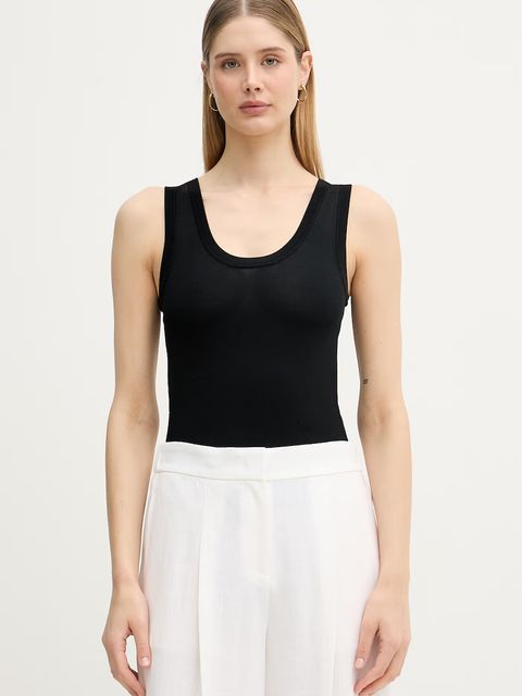 United Colors of Benetton top damski z wiskozą - zdjęcie produktu nr 1