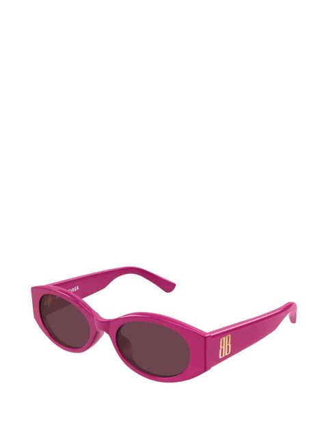 Balenciaga Eyewear BB oval-frame sunglasses - Pink - zdjęcie produktu nr 2