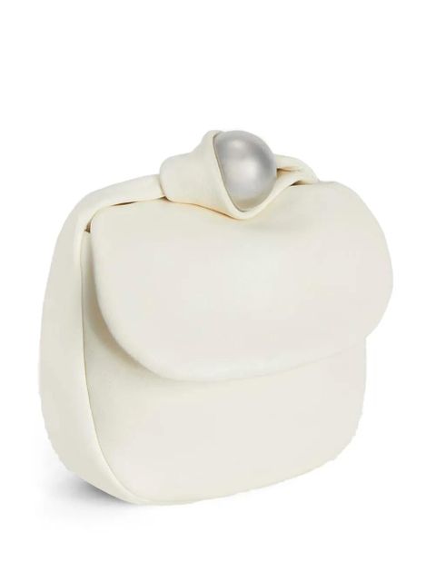Jil Sander Sphere clutch bag - White
