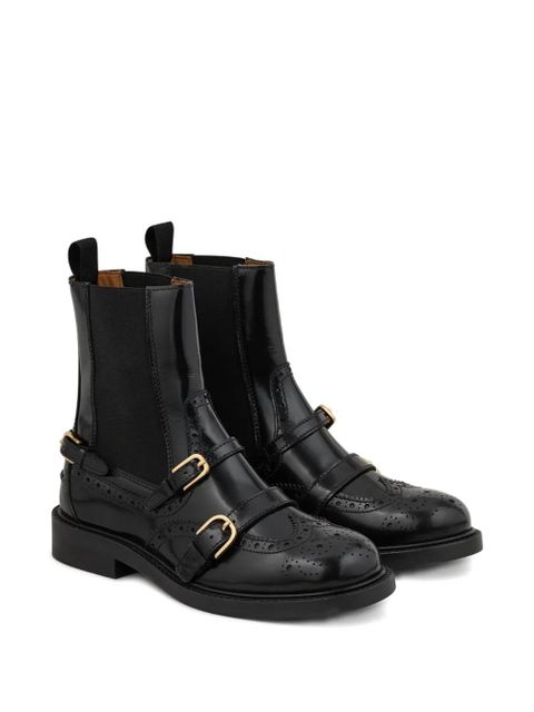 SANDRO buckle-detail boots - Black - zdjęcie produktu nr 2