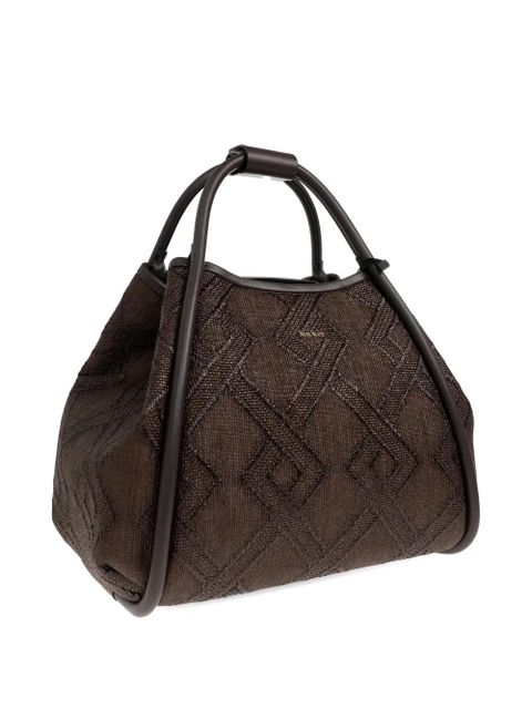Max Mara small Marine tote bag - Brown