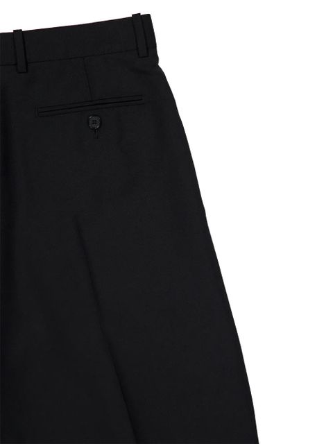 Givenchy cropped double-pleat trousers - Black
