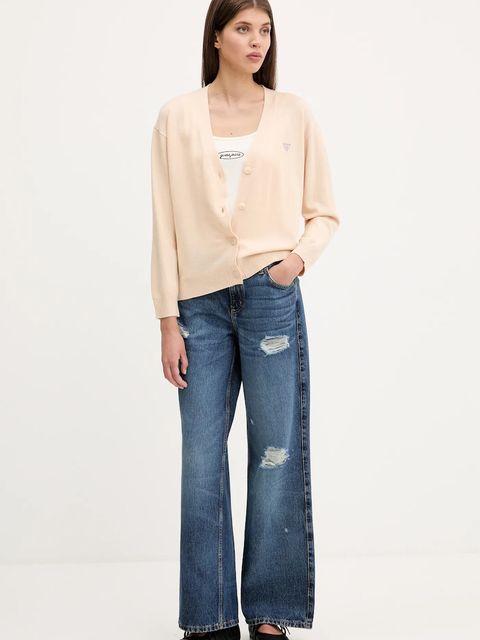 Guess Jeans jeansy damskie kolor granatowy W5YA0Y D5R22 - zdjęcie produktu nr 2