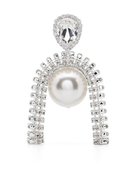 Magda Butrym pearl-embellished drop earrings - Silver - zdjęcie produktu nr 2