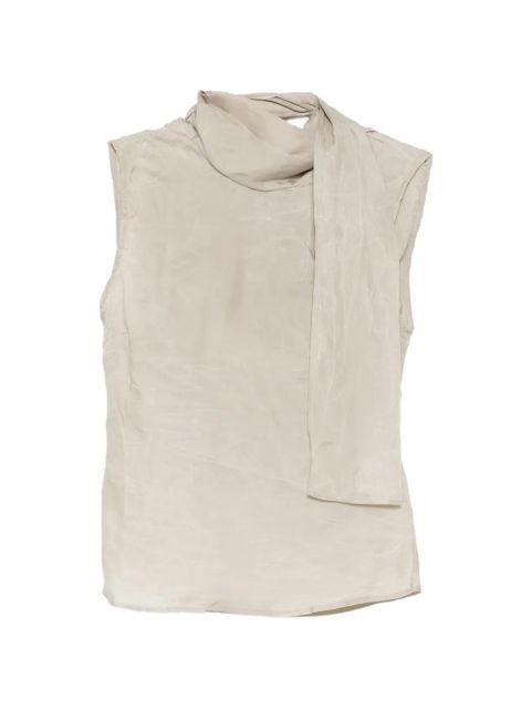 OUR LEGACY cowl-neck sleeveless top - Grey - zdjęcie produktu nr 1
