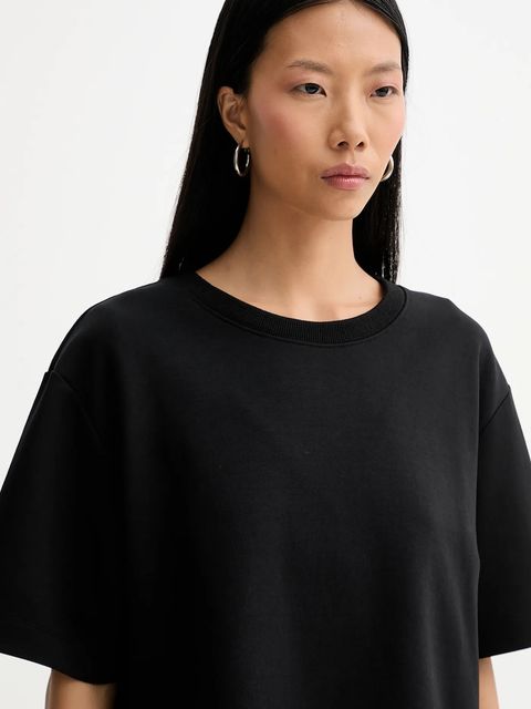 MUNTHE t-shirt bawełniany RACH damski kolor czarny 254101325426