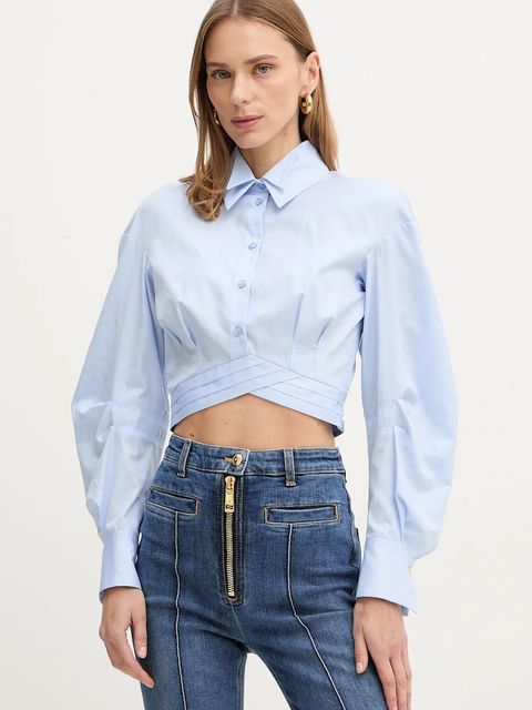 Elisabetta Franchi bluzka bawełniana - zdjęcie produktu nr 1