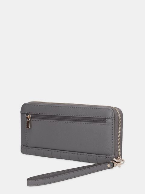 Guess portfel NADIRA damski kolor szary SWQG84 24146