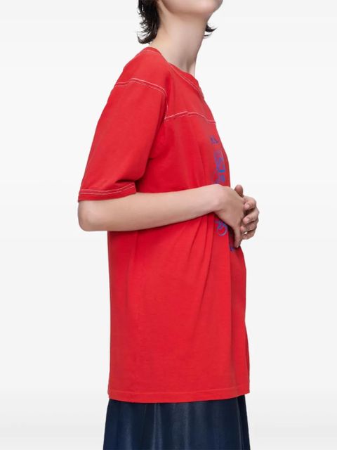 Maison Margiela graphic-print crew-neck T-shirt - Red