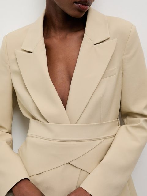 Answear.LAB marynarka garniturowa damska z wiskozą - zdjęcie produktu nr 1