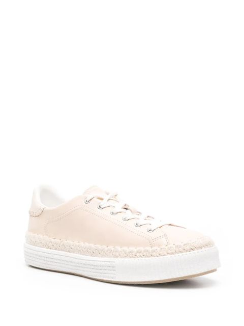 Chloé Telma leather sneakers - Neutrals - zdjęcie produktu nr 2