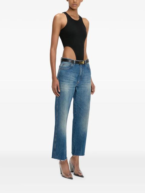 Victoria Beckham ribbed bodysuit - Black - zdjęcie produktu nr 2