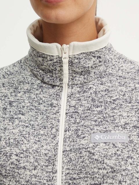 Columbia bluza sportowa Sweather Weather kolor beżowy gładka 2085724