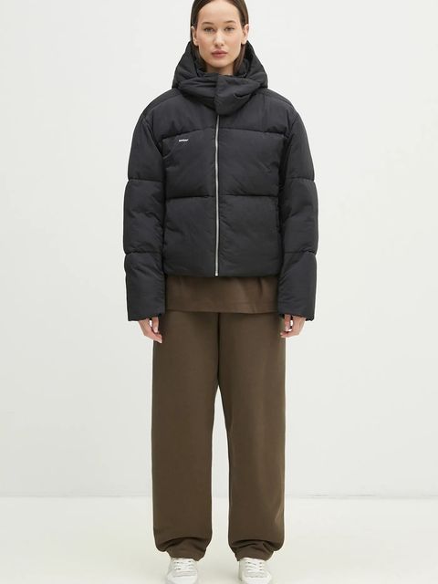 Pangaia kurtka kolor czarny zimowa 10002298