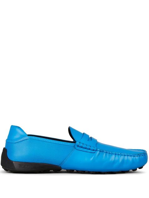 Tod's Automobili Lamborghini slip-on leather driving shoes - Blue - zdjęcie produktu nr 1