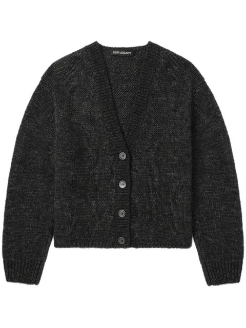 OUR LEGACY Academy cardigan - Black - zdjęcie produktu nr 1
