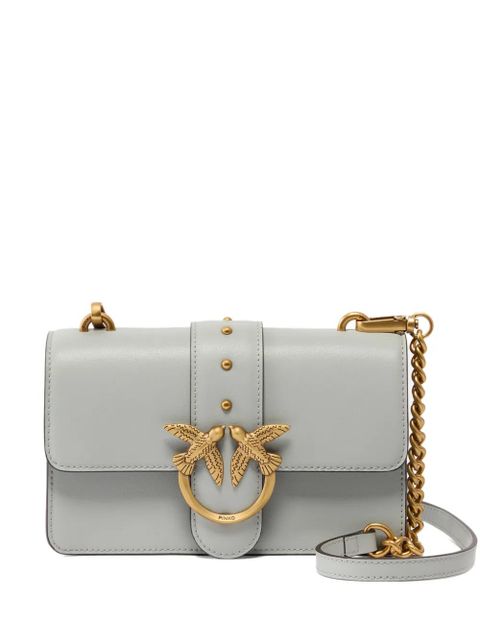 PINKO small Love One stud-embellished shoulder bag - Grey - zdjęcie produktu nr 1